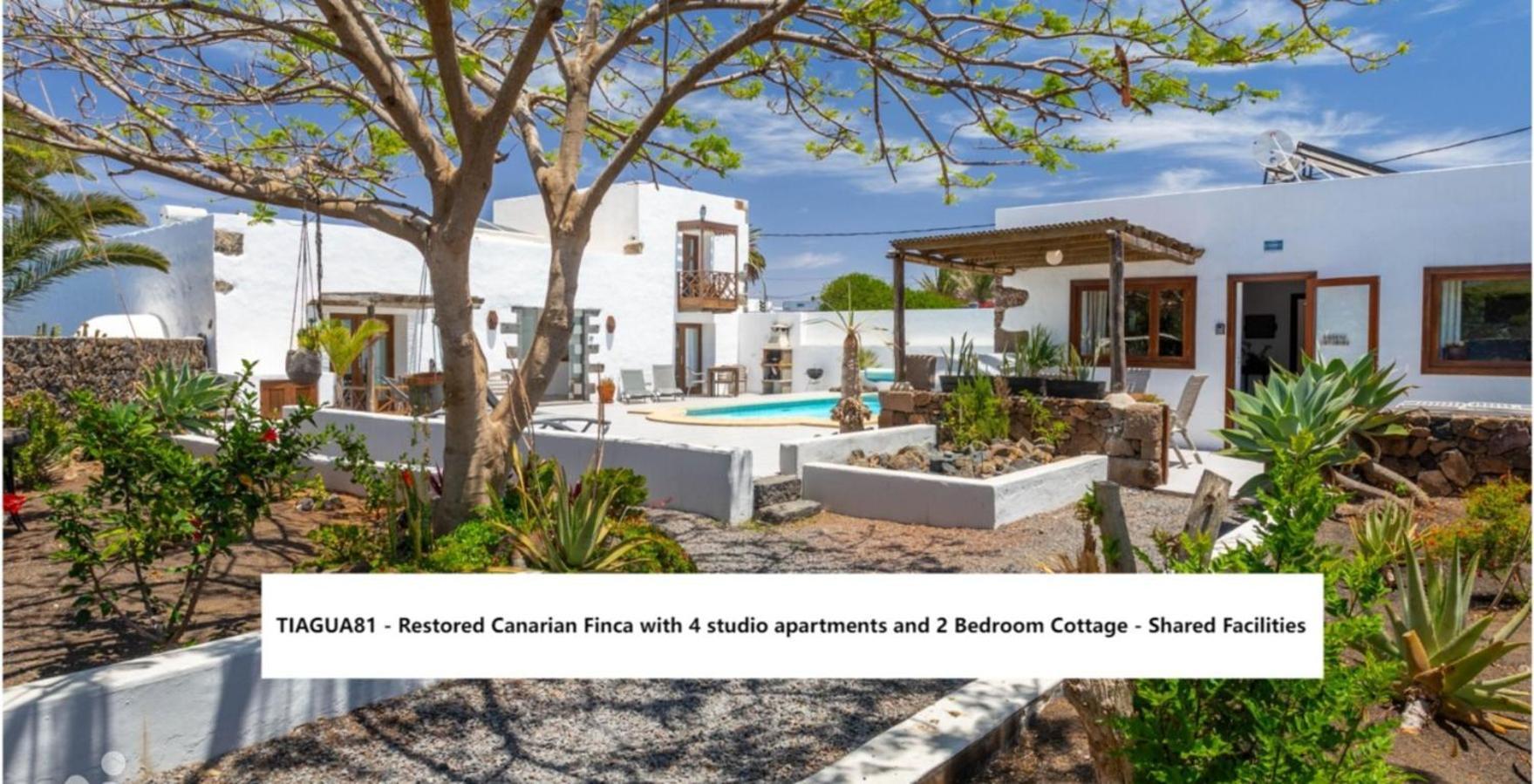 Bodega Botanica - Shared Pool - Island Location - 10 Mins Drive To Famara And La Santa Appartement *